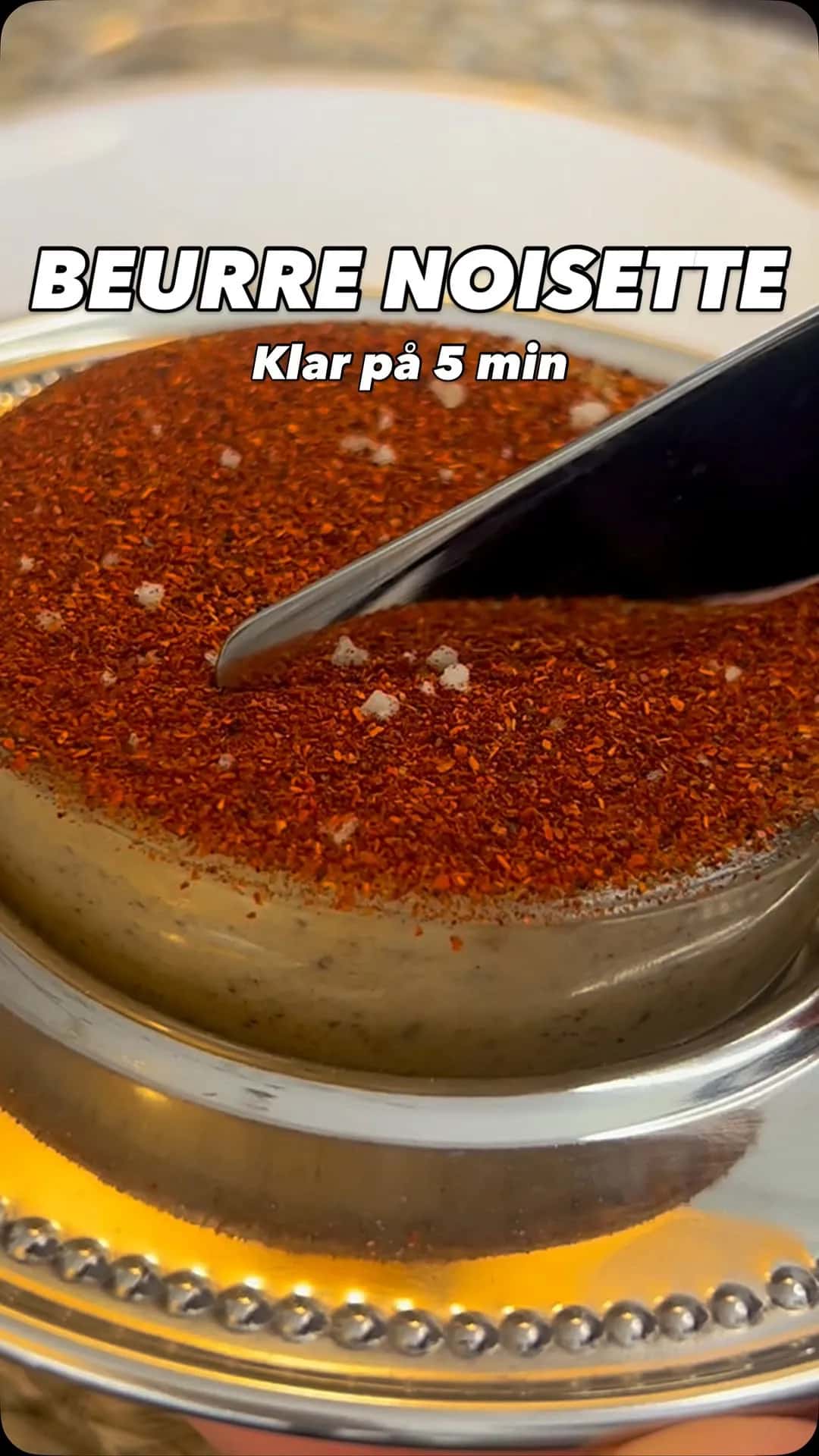Pisket brunet smør - påskebordets 5-minutters hemmelighed