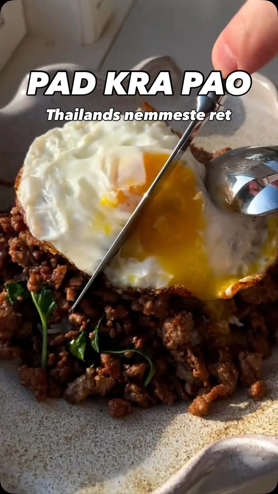 Pad Kra Pao - Thailands nemmeste (og måske bedste) gaderet