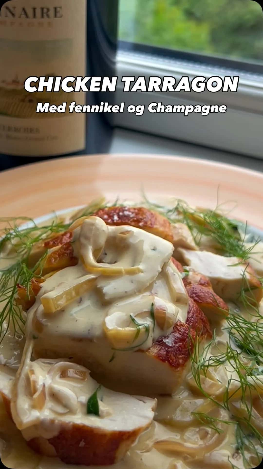 Chicken Tarragon - fransk bistro på en tallerken