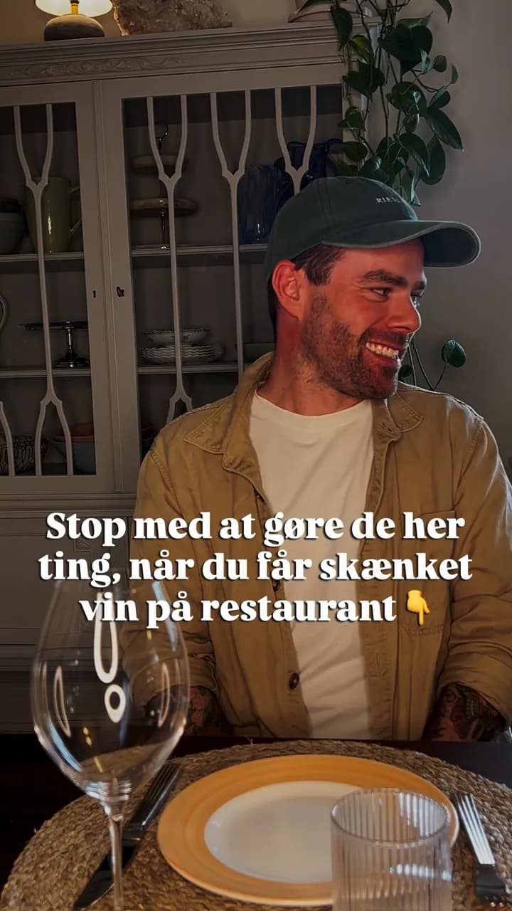 Sådan smager du vin på restaurant — uden at holde en TED Talk