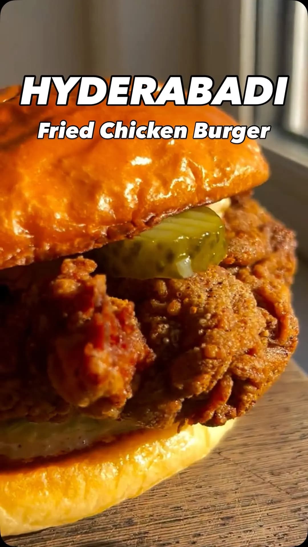 Hyderabadi Fried Chicken Burger - når currymadness møder sprød panering