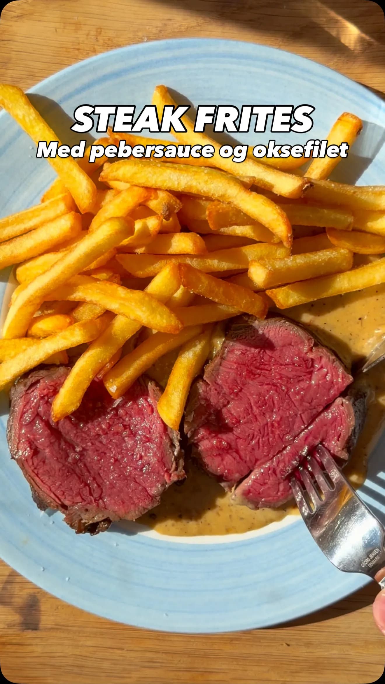 Steak frites: Klassisk bistro-mad til to